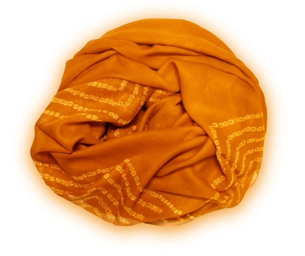 Mustard Yellow Bandhani Dupatta