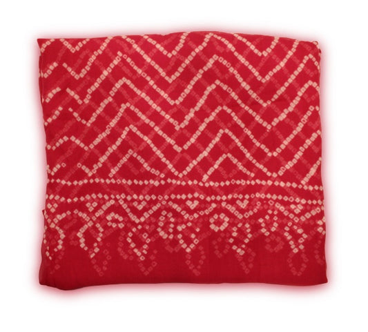 Red Bandhani Dupatta