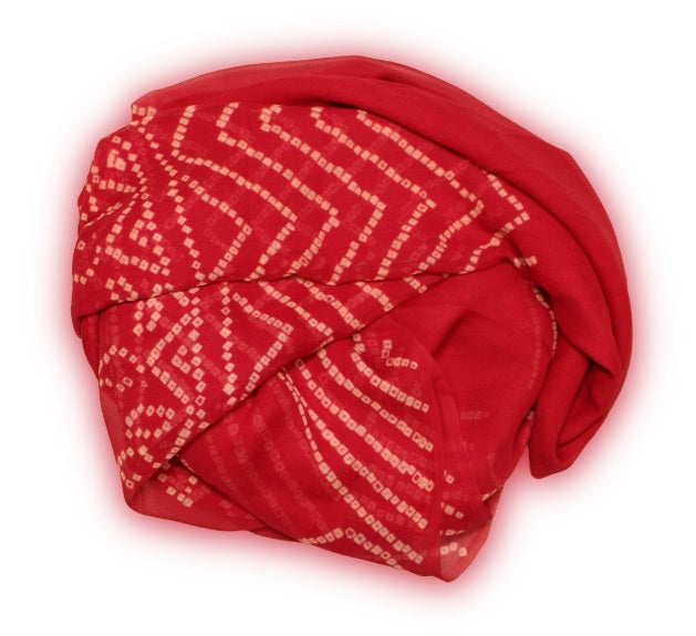 Red Bandhani Dupatta